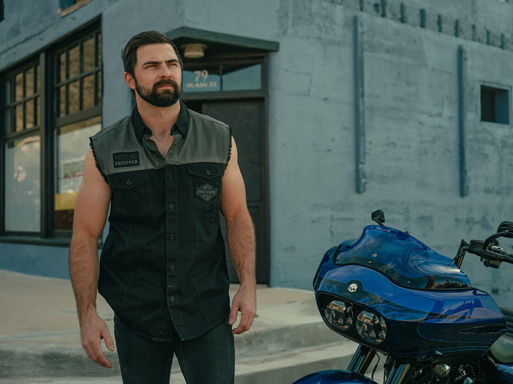 ภาพมุมสวยของเครื่องแต่งกายสำหรับผู้ชาย